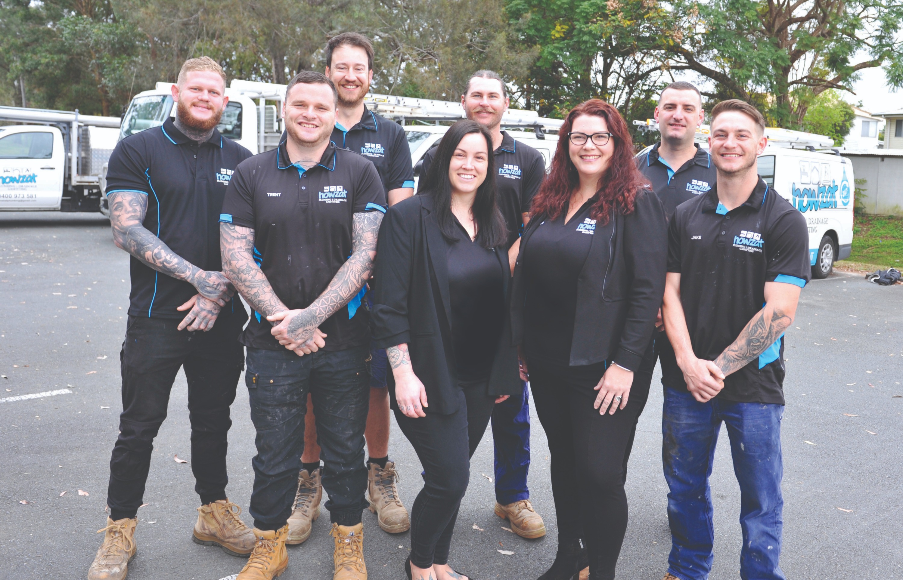 The Howzat Plumbing team